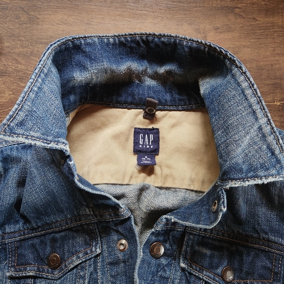 GAP Kids Denim Jean "Trucker" Jacket  Small 6-7 - Picture 3 of 8